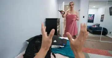 Jerking Off Using Stepmoms Shampoo